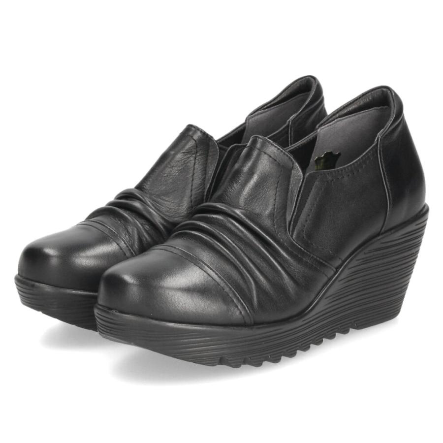 ニコ（NICO） スリッポン レディース レザー 厚底 パンプス 履きやすい