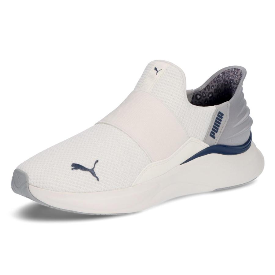 PUMA（プーマ） スニーカー レディース スリッポン 黒 厚底 ランニング