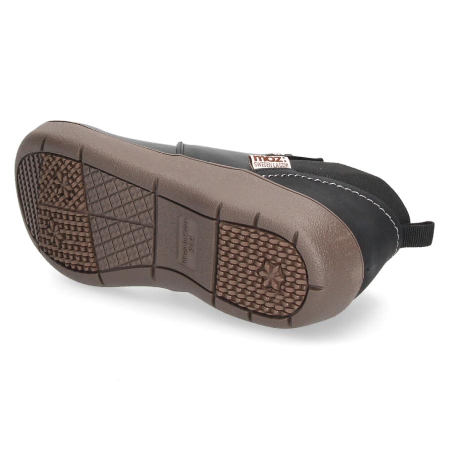 moz（モズ） レディース ブーツ 黒 歩きやすい レースアップブーツ