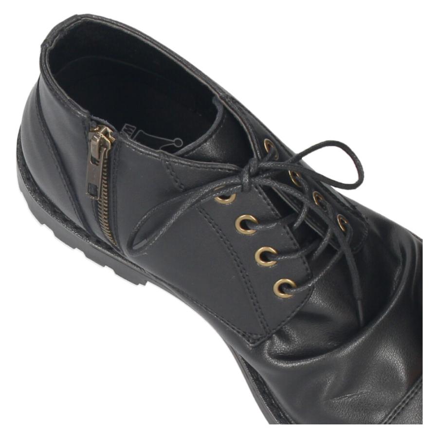 レースアップブーツ メンズ 本革 黒 ショートブーツ サイドジップ レザー 黒 編み上げ 靴 革靴 VIVA GRAFFITI ビバグラフィティ 278 | ブランド登録なし | 14