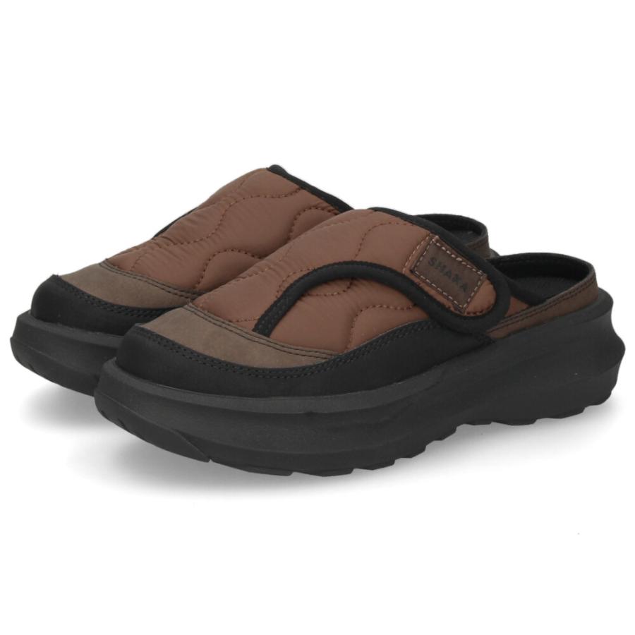 SHAKA（シャカ） サンダル レディース 黒 厚底 靴 シュラフ スライド