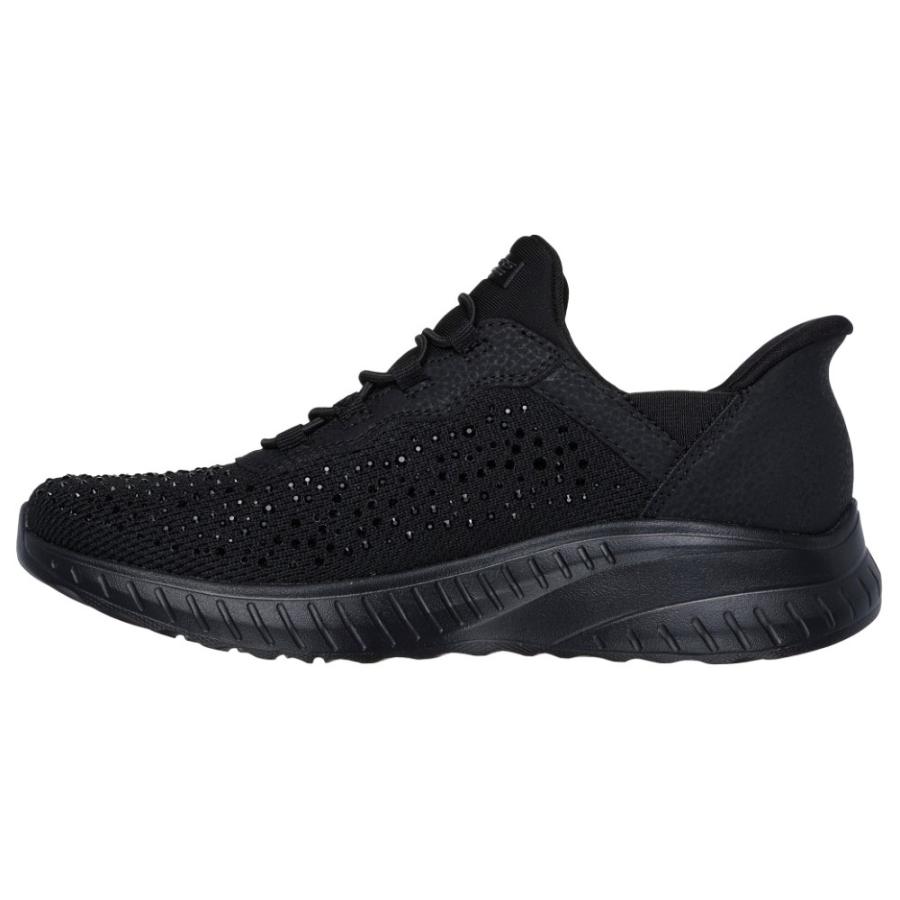 スケッチャーズ スリップインズ レディース スニーカー 靴 ノーマル幅 SKECHERS Slip-ins BOBSSQUAD ボブススクワッド カオス 117622の画像