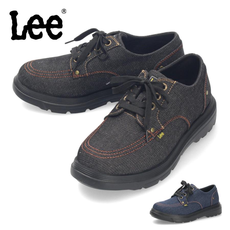 スニーカー Lee Lee（リー） スニーカー メンズ デニム 靴 カジュアルシューズ 大人