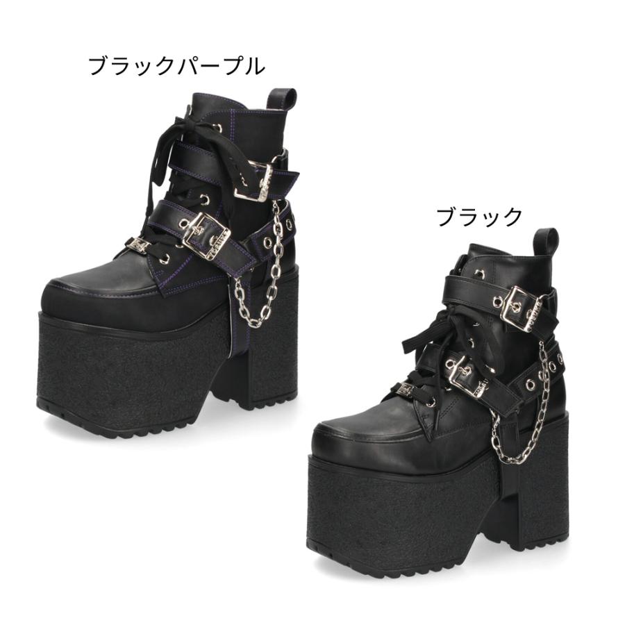 YOSUKE（ヨースケ） 厚底ブーツ レディース 靴 YOSUKE 4460118 ベルト