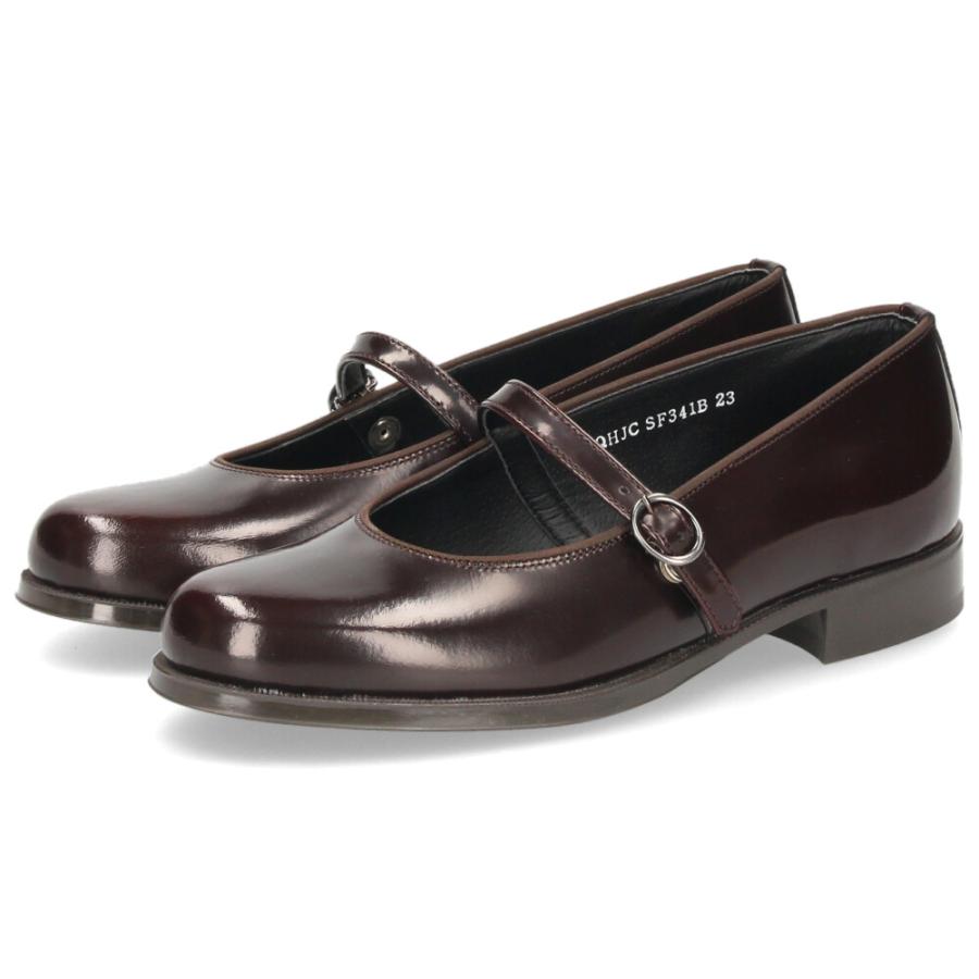 HARUTA ハルタ ワンストラップシューズ 靴 レディース パンプス ストラップ 太ヒール 歩きやすい 本革 日本製 黒 茶 ブラック ダークブラウン SF341B HARUTA（ハルタ） ワンストラップシューズ 靴 レディース パンプス