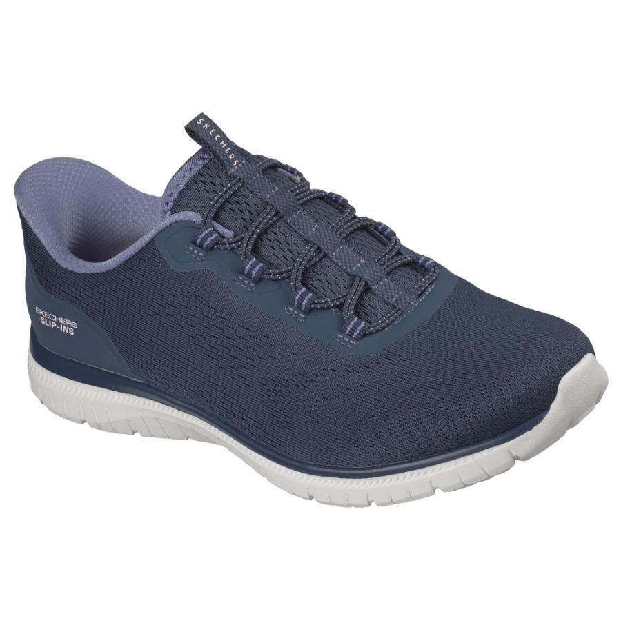 スケッチャーズ スリップインズ レディース スニーカー スリッポン ハンズフリー ノーマル幅 SKECHERS Slip-ins バーチューエスター 104744の画像
