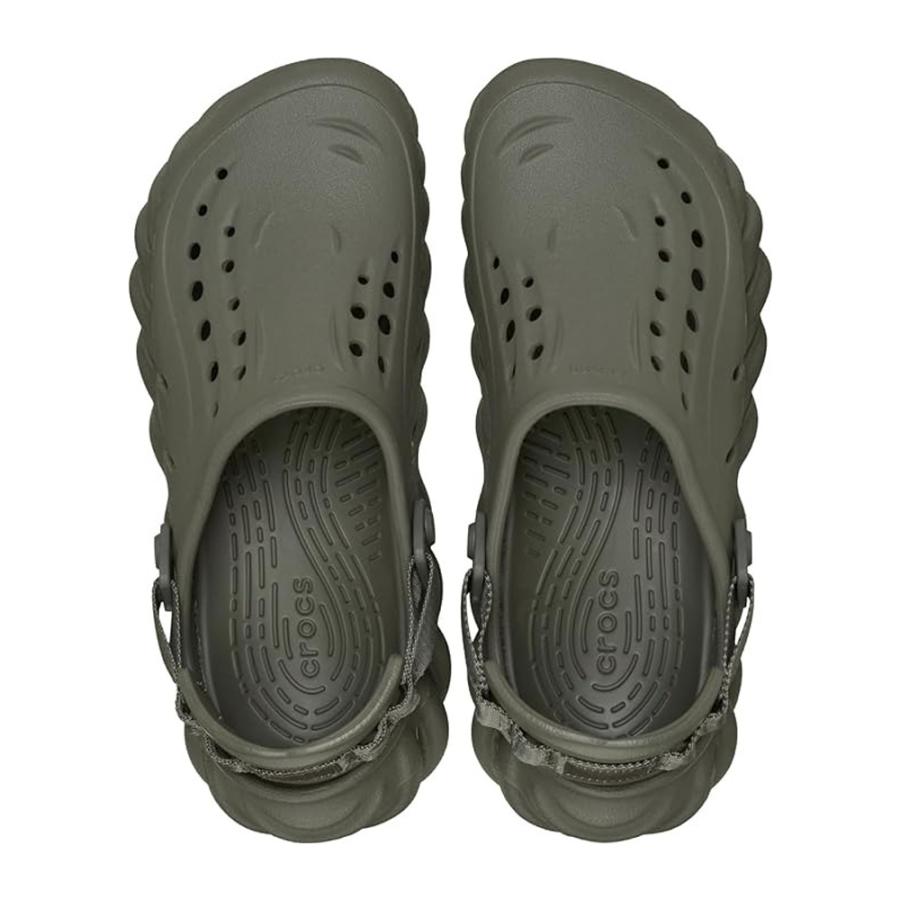 crocs（クロックス） メンズ サンダル 軽い エコー クロッグ 黒