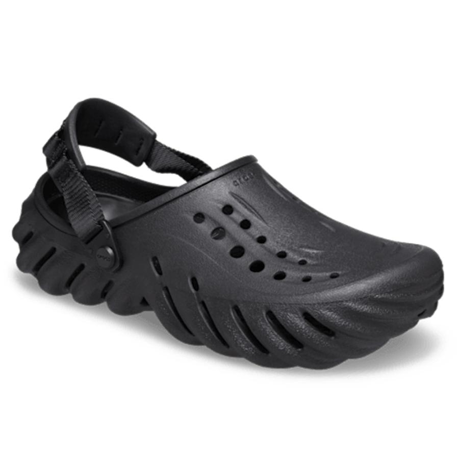 Crocs Echo Clog ブラック サンダル crocs（クロックス） メンズ サンダル 軽い エコー クロッグ 黒