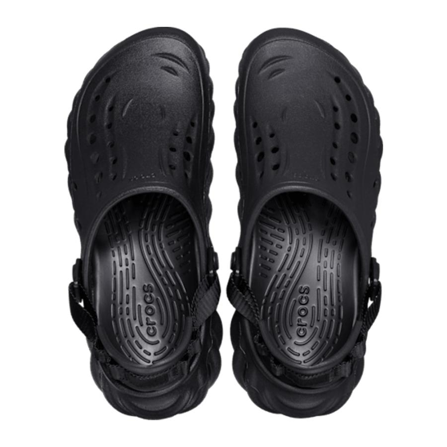 crocs（クロックス） メンズ サンダル 軽い エコー クロッグ 黒