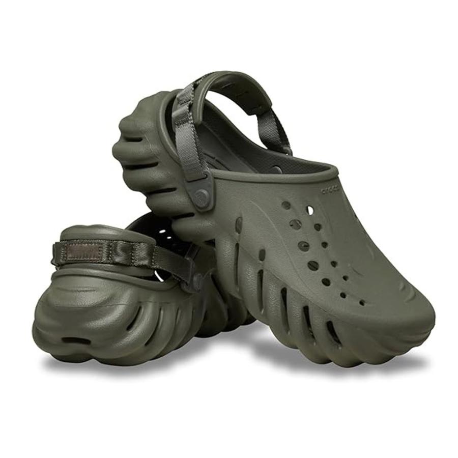 crocs（クロックス） メンズ サンダル 軽い エコー クロッグ 黒
