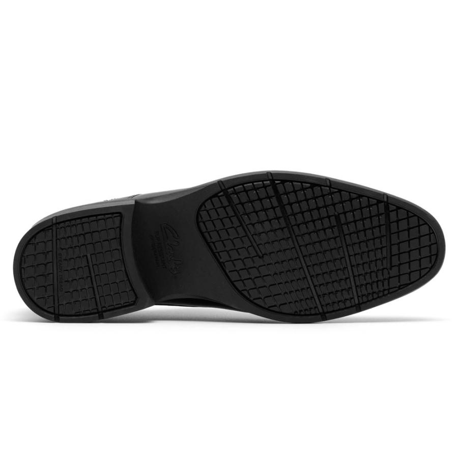 Clarks クラークス ビジネスシューズ メンズ Steadwell Cap 26184676 本革 ストレートチップ 外羽根 歩きやすい 黒 ブラック | Clarks | 06