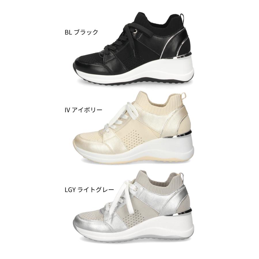 MUUM（ムーム） スニーカー レディース ニット素材 レースアップ