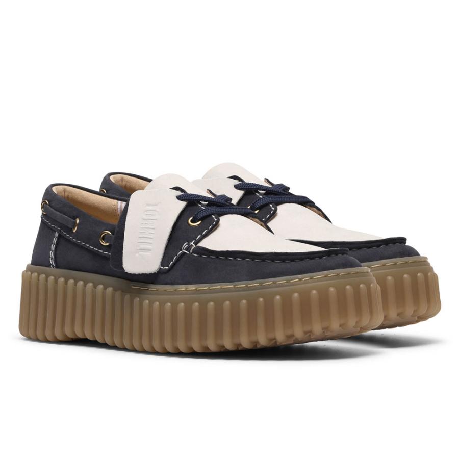 クラークス レディース カジュアルシューズ トーヒルボート ボートシューズ ローファー 本革 厚底 靴 Clarks Torhill Boat 26186647 26186302 26186303 | Clarks | 15