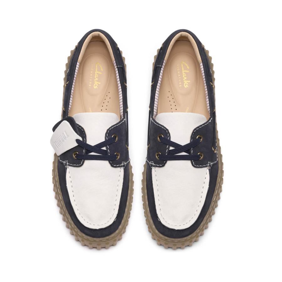 クラークス レディース カジュアルシューズ トーヒルボート ボートシューズ ローファー 本革 厚底 靴 Clarks Torhill Boat 26186647 26186302 26186303 | Clarks | 17