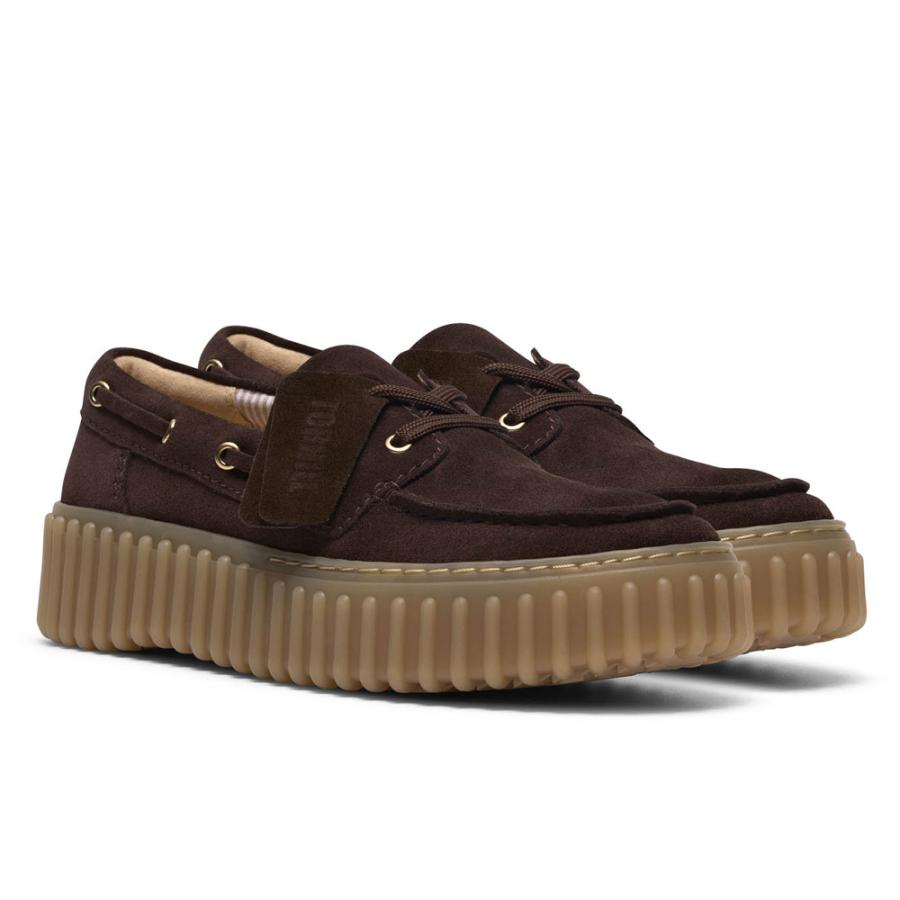 クラークス レディース カジュアルシューズ トーヒルボート ボートシューズ ローファー 本革 厚底 靴 Clarks Torhill Boat 26186647 26186302 26186303 | Clarks | 05