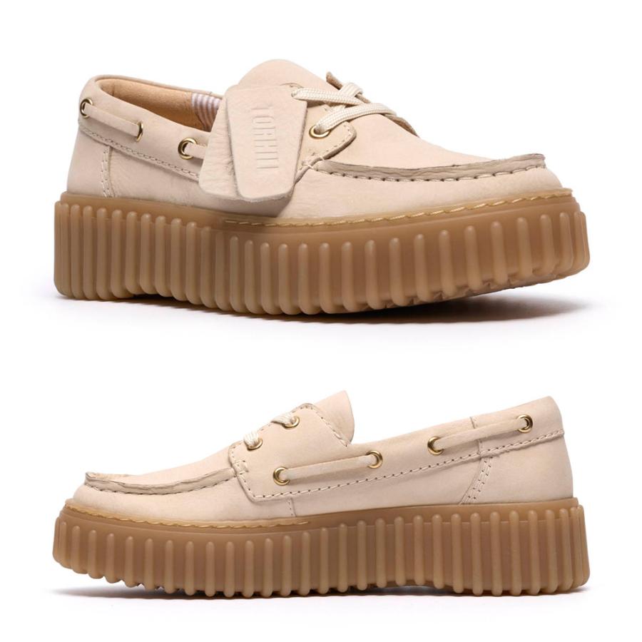 クラークス レディース カジュアルシューズ トーヒルボート ボートシューズ ローファー 本革 厚底 靴 Clarks Torhill Boat 26186647 26186302 26186303 | Clarks | 11