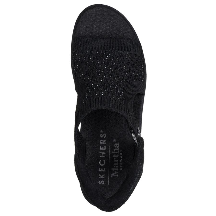 スケッチャーズ スリップインズ レディース サンダル ピアライト パーク ノーマル幅 ラインストーン SKECHERS Slip-ins PIER-LITE 188001の画像