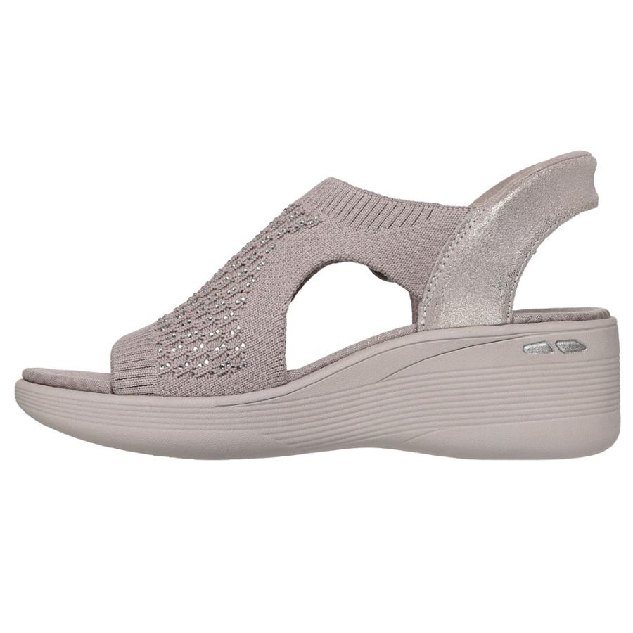 スケッチャーズ スリップインズ レディース サンダル ピアライト パーク ノーマル幅 ラインストーン SKECHERS Slip-ins PIER-LITE 188001の画像