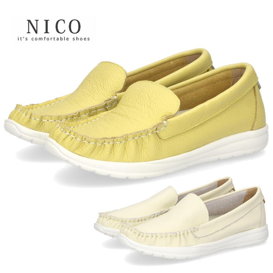 にこ  ニコ（NICO） スリッポン レディース スニーカー 靴 シューズ 本革