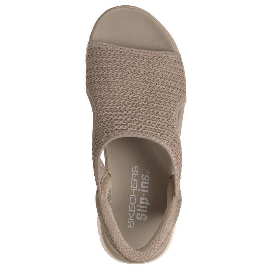 スケッチャーズ スリップインズ レディース サンダル サミッツ 靴 ノーマル幅 SKECHERS Slip-ins 119519 ハンズフリー 手を使わずに履けるの画像