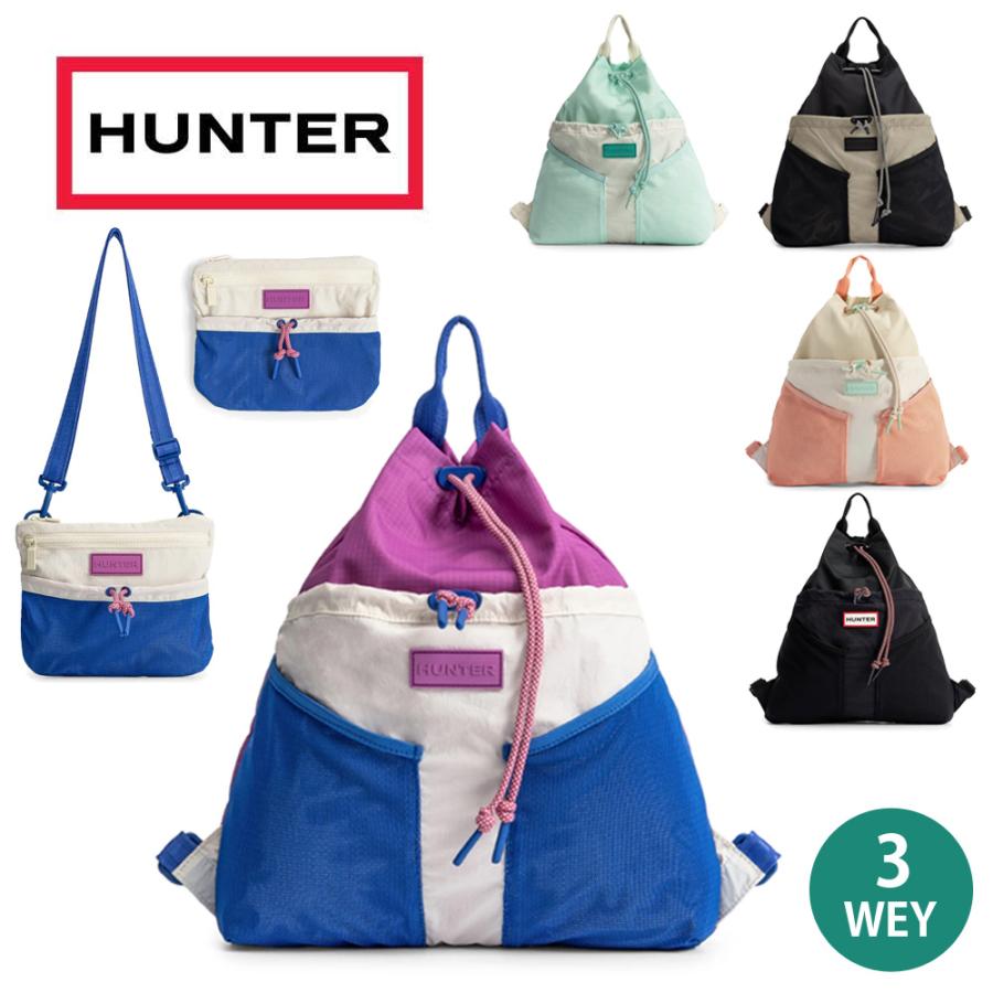 HUNTER（ハンター） リュック ショルダーバック 軽量 撥水 3WEY