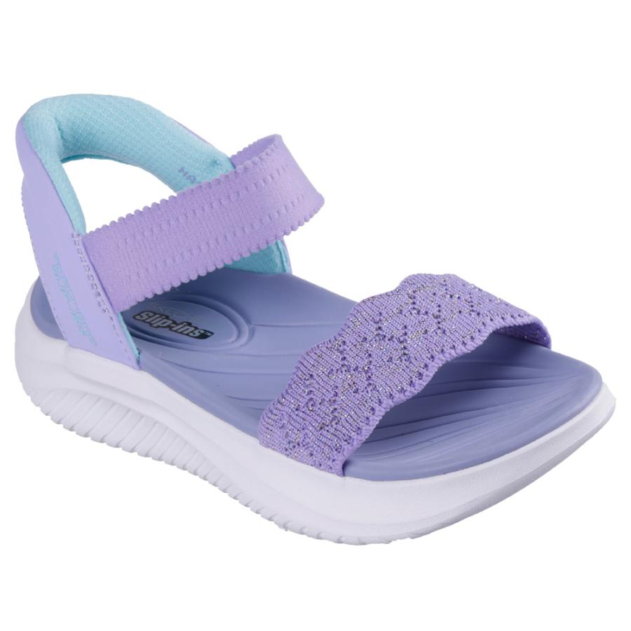 スケッチャーズ スリップインズ キッズ サンダル SKECHERS Slip-ins ウルトラ フレックス 3.0 エルモサ ブリーズ ノーマル幅 女の子 ガールズ 靴 303029Lの画像