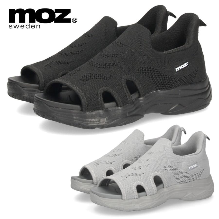 moz（モズ） レディース サンダル ニットストレッチスニーカーサンダル