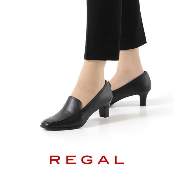 リーガル 靴 レディース パンプス ローファー フォーマル Regal F05g ブラック 黒 ヒール 撥水 本革 モカシン 仕事 オフィス ビジネス セール Parade ワシントン靴店 通販 Paypayモール
