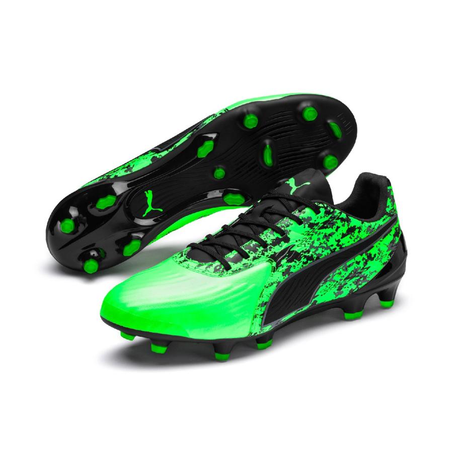 PUMA（プーマ） ワン 19.1 CC FG/AG グリーンゲッコ/ブラック 105482