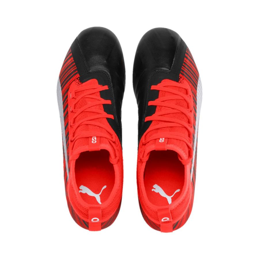 PUMA（プーマ） ワン 5.2 FG/AG ブラック/エナジーレッド/エイジド