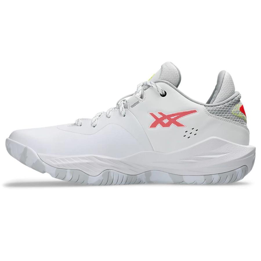 アシックス　ノヴァサージ　LOW ホワイト　サンライズレッド　24.5センチ ASICS（アシックス） ノヴァ サージ LOW ホワイト/サンライズレッド