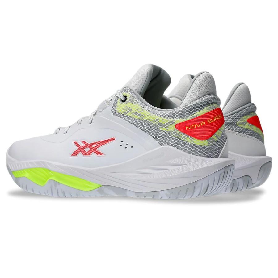ノヴァサージ asics バスケットボールシューズ ホワイト/レッド アシックス（ASICS）（メンズ、レディース）バスケットシューズ