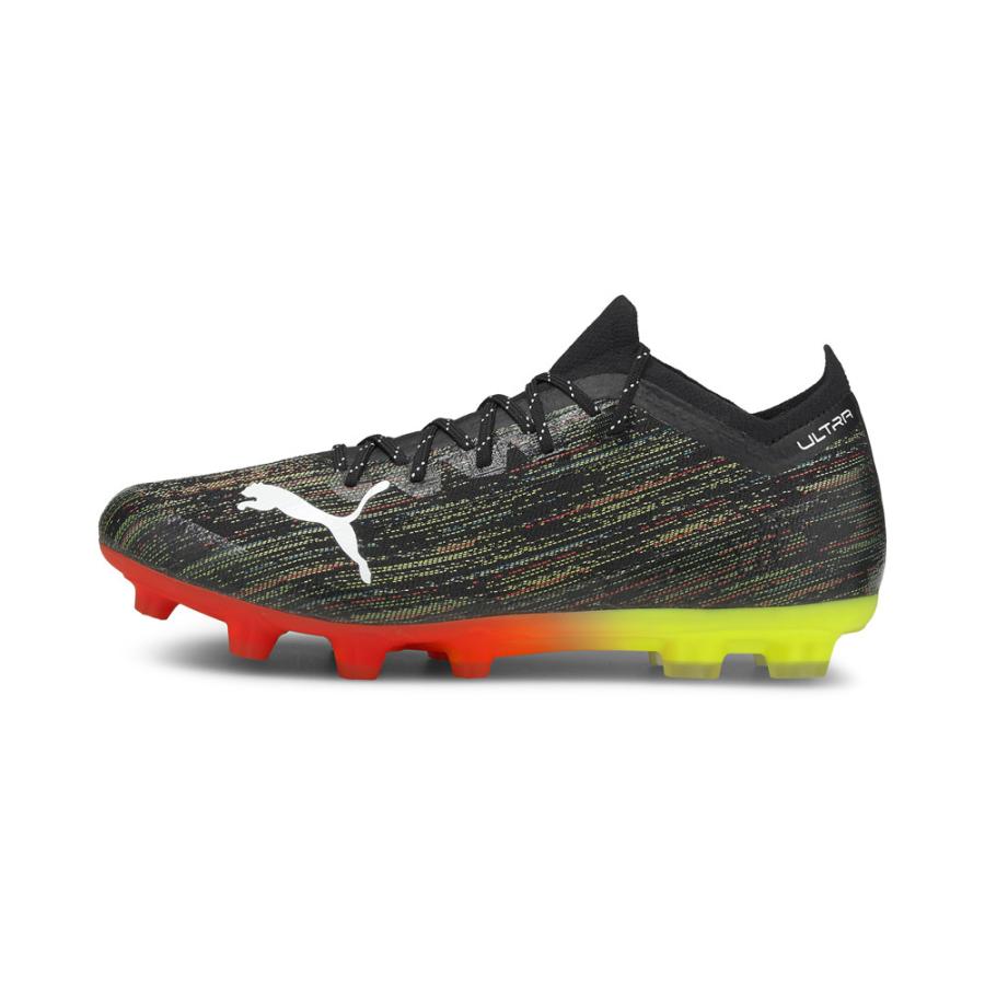 PUMA サッカー 取替式 スパイク ウルトラ 1.2 MXSG 106339 PUMA（プーマ） ウルトラ 1.2 HG ブラック/ホワイト/イエローアラート