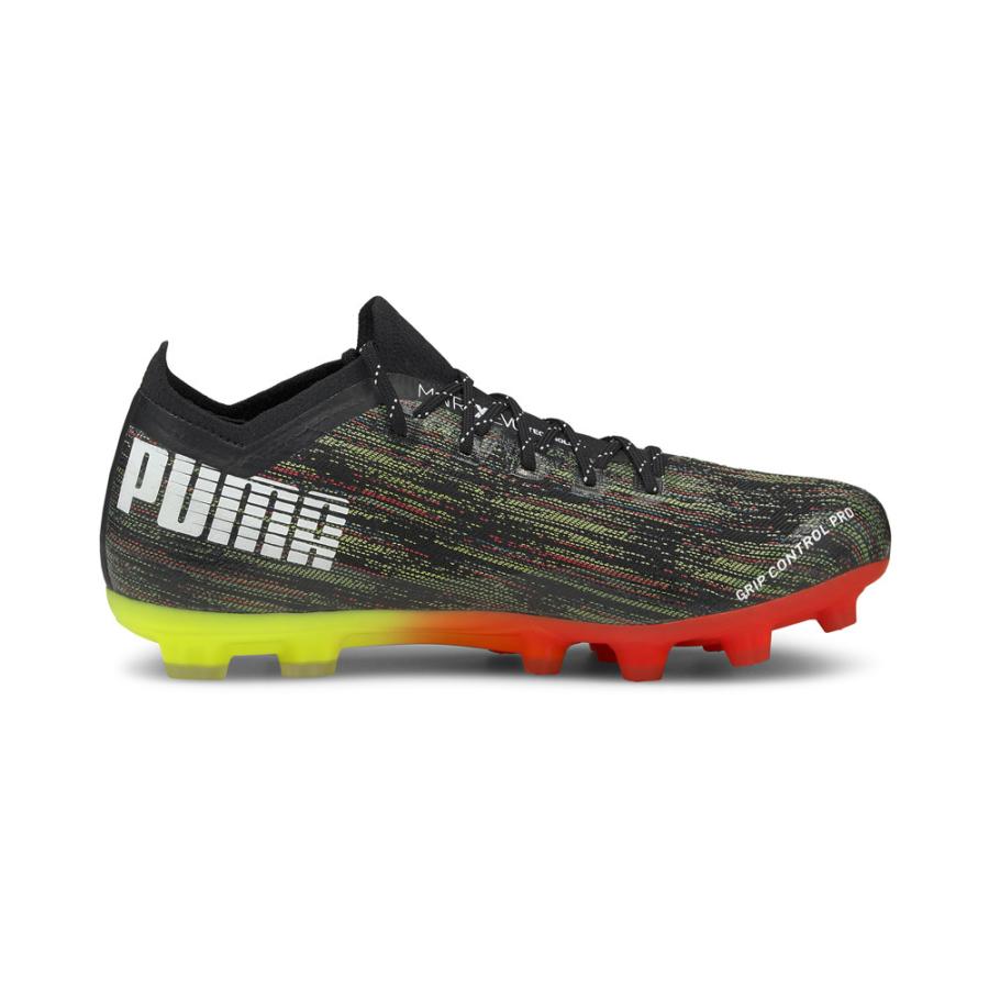 PUMA（プーマ） ウルトラ 1.2 HG ブラック/ホワイト/イエローアラート