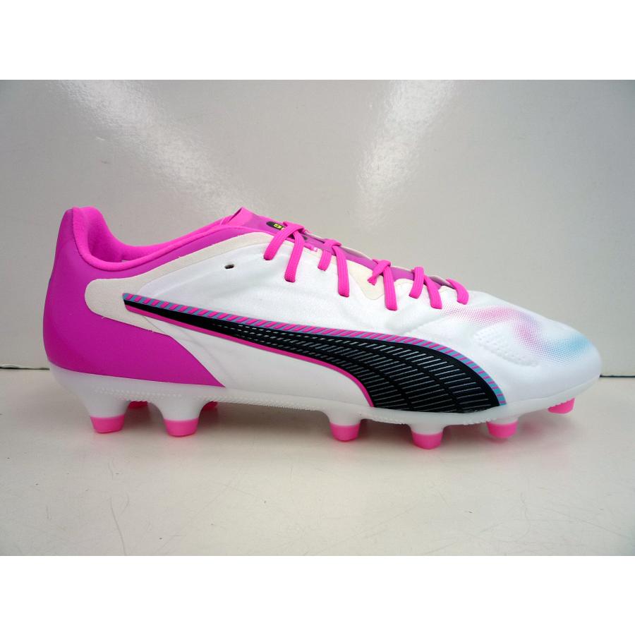 PUMA（プーマ） キング 20 プロ HG/AG ホワイト/ポイズンピンク 108462