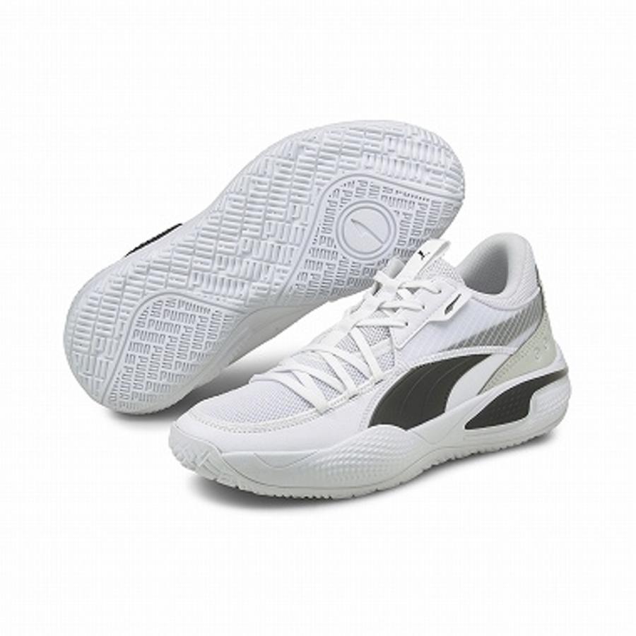 PUMA（プーマ） コート アンド ライダー チーム ホワイト/ブラック