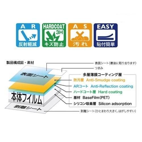 エイスース Asus ZenPad S 8.0 Z580CA専用 指紋防止 気泡が消える液晶保護フィルム 光沢タイプ クリアーシール「507-0044-01」｜washodo｜05