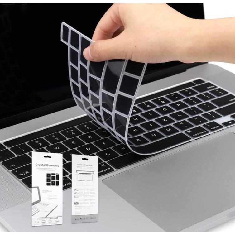 「WASHODO」Apple MacBook Pro 16インチノートパソコン用 日本語キーボード保護カバー 防水 キズ防止 シリコンタイプ 黒色 JIS配列 556-0003-01送料無料｜washodo