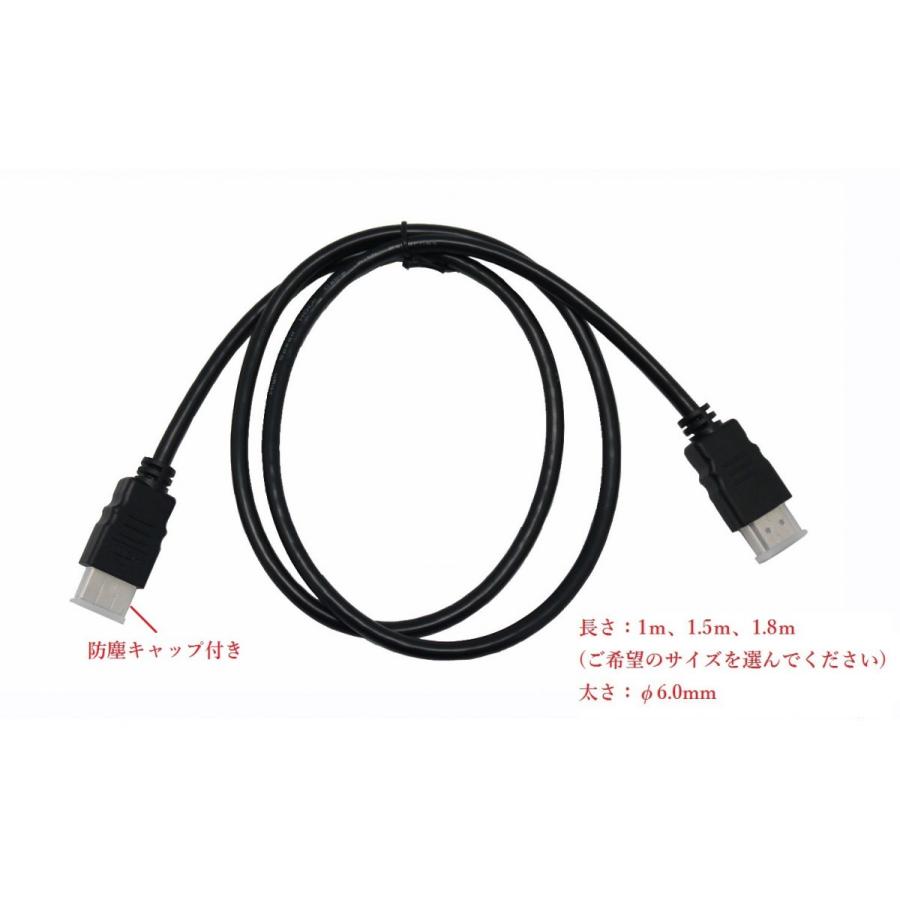 ハイスピード HDMIケーブル 3D/イーサネット対応 Ver1.4 (タイプAオス