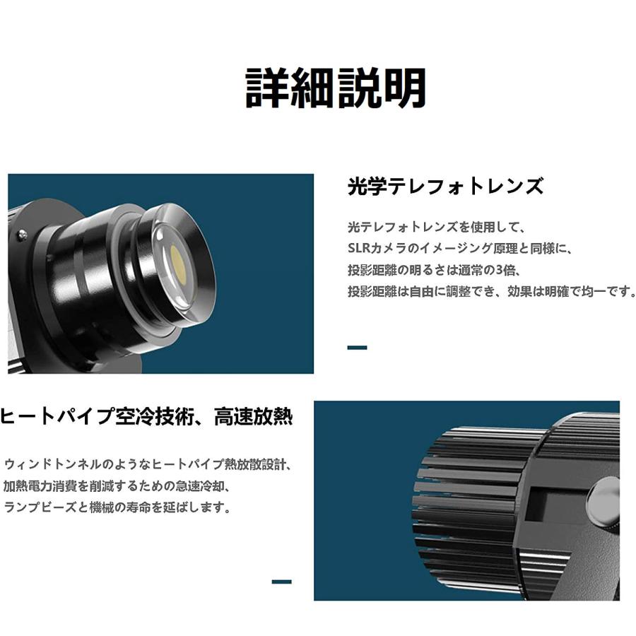 多用途大型投影灯 80W 広告LOGO、工事看板用ライト 多用途大型投影灯 80W 広告LOGO、工事看板用ライト
