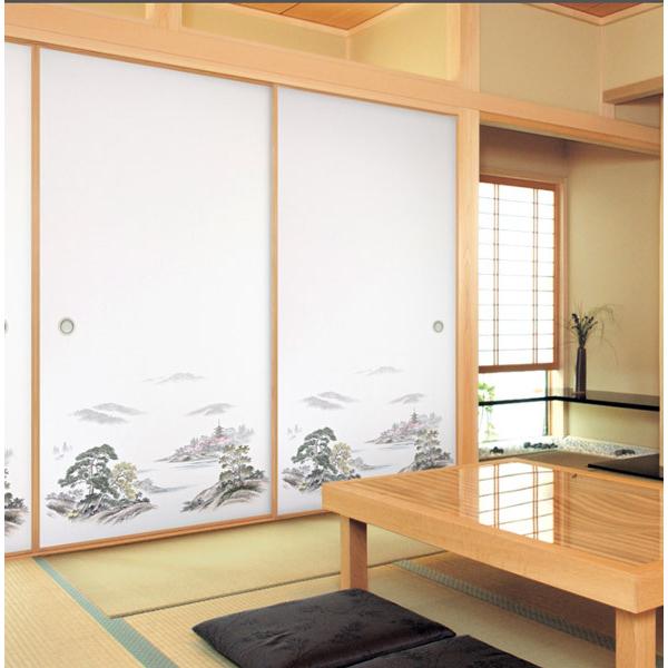 襖 張り替え セット ふすま紙 襖紙 2枚 と 糊 350g 和 モダン