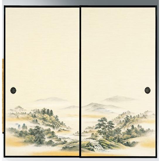 幅ひろい(巾広)織り地ふすま紙 RLO-913 巾 120ｃｍ  ２枚仕かける