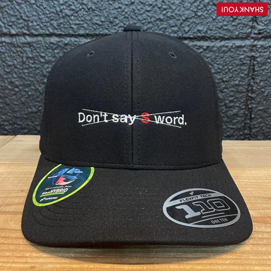 SHANK YOU! ゴルフ キャップ「X Don't say S word」ブラック 0200053