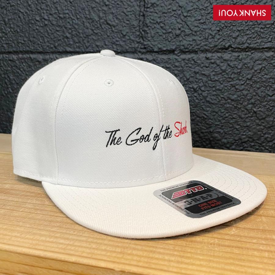 Shank You ゴルフ キャップ 平ツバ スナップバック The God Of The Shank ホワイト Wasistockts 通販 Yahoo ショッピング