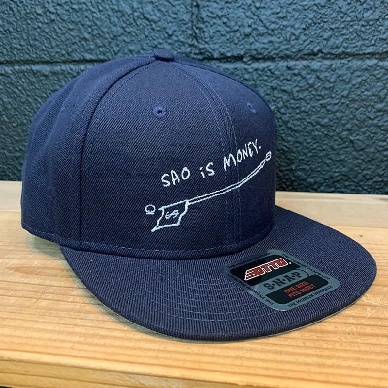 Shank You ゴルフ キャップ 平ツバ スナップバック Sao Is Money ネイビー Wasistockts 通販 Yahoo ショッピング