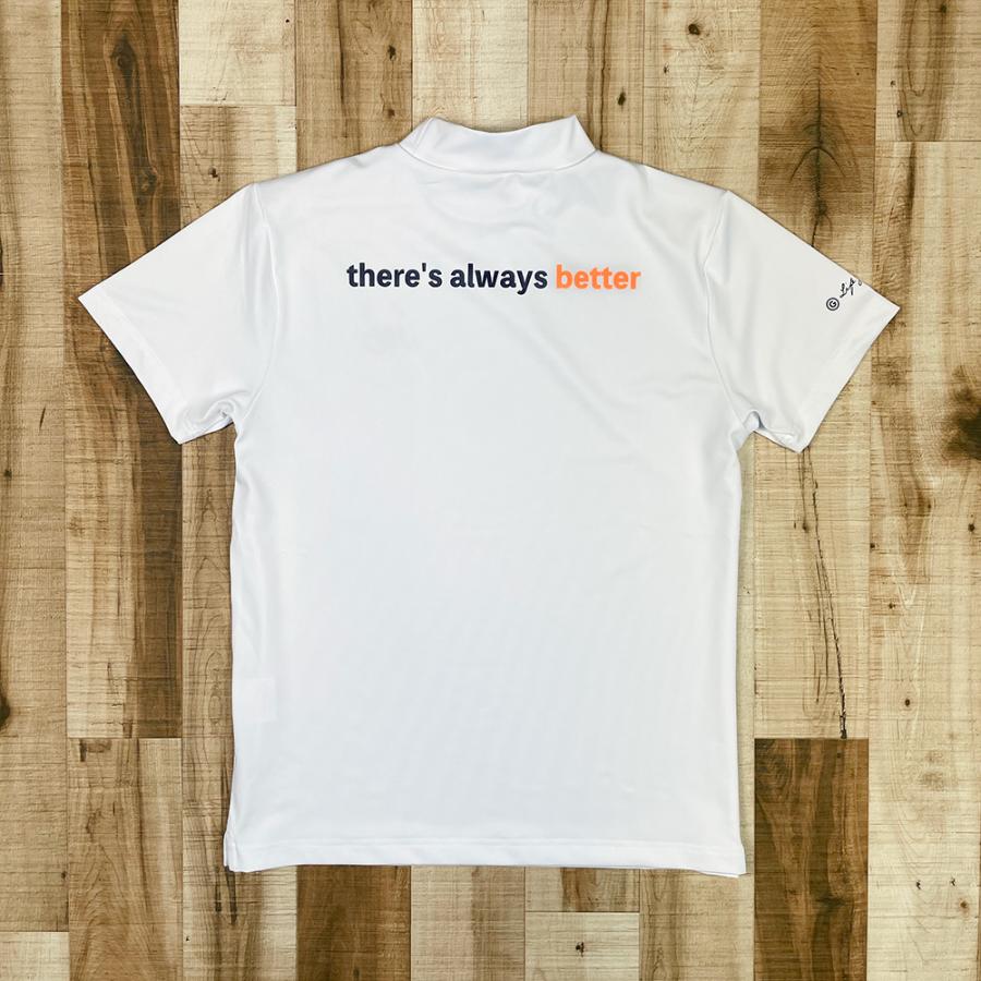 【SALE 35％OFF】WG OG ゴルフ モックネック  Tシャツ "there's always better" ホワイト　1000004｜wasistockts｜02