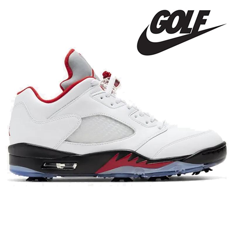 数量限定 Nike Air Jordan 5 Low Golf Fire Red 21 ナイキ ジョーダン ゴルフシューズ Cu4523 100 S Wasistockts 通販 Yahoo ショッピング