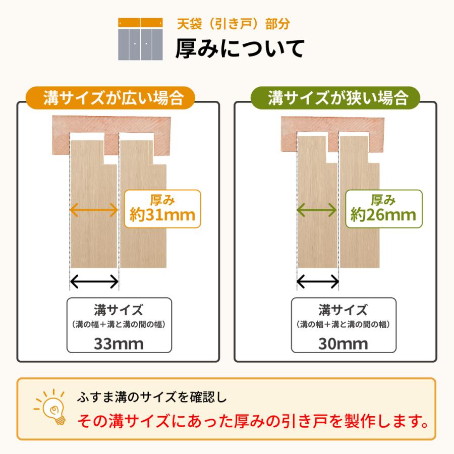 天袋付押入リフォームクローゼット【4枚折戸+天袋2枚】※(折戸)開口幅