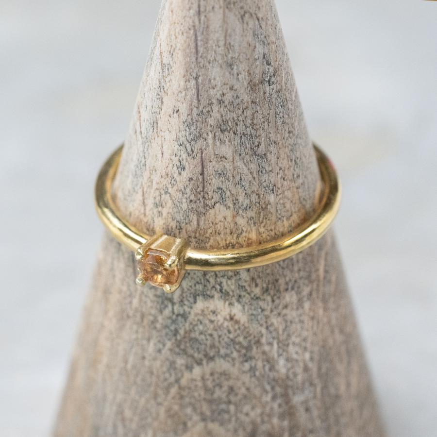 インペリアルトパーズ リング k18 10号 リング 指輪 インペリアル