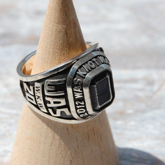 シルバーカレッジリング 9号〜18号｜WKW COLLEGE RING｜FA-101 |  | 01